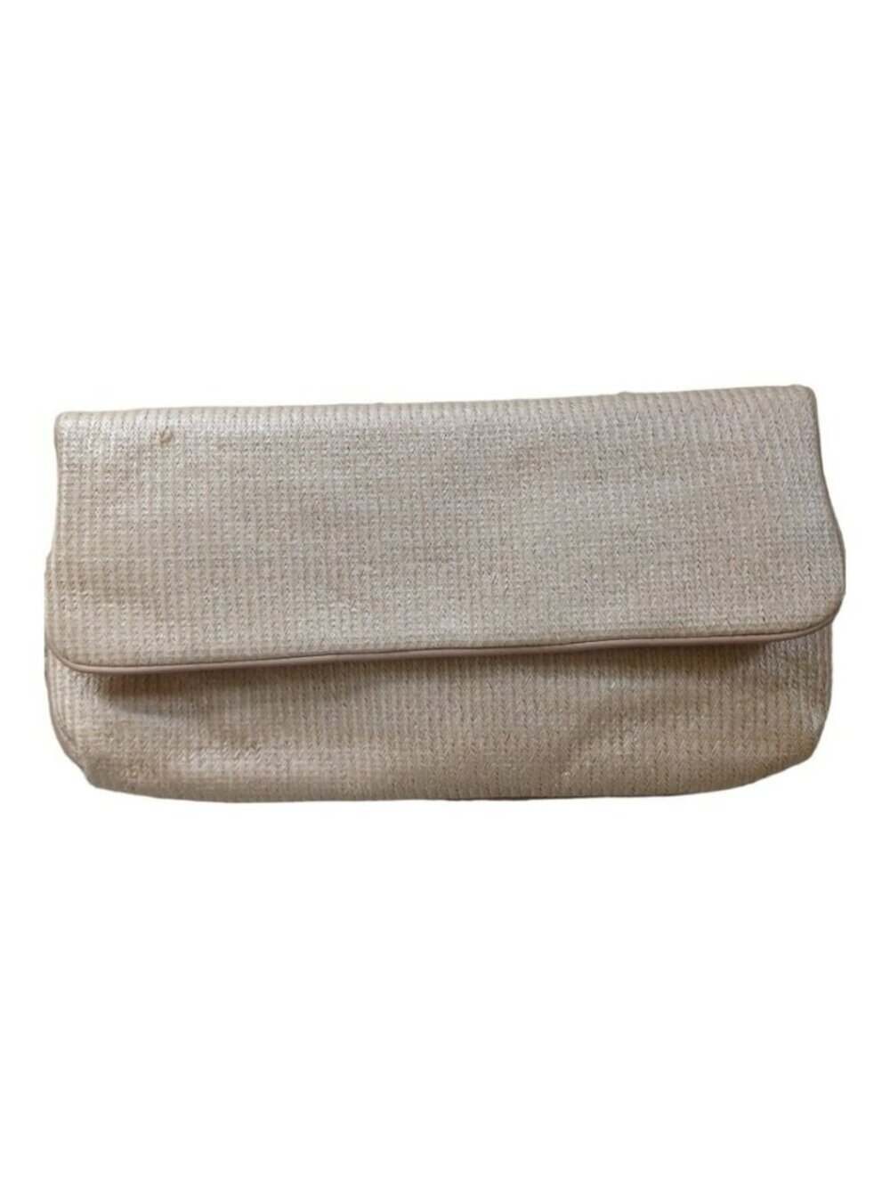 Elie Tahari straw clutch